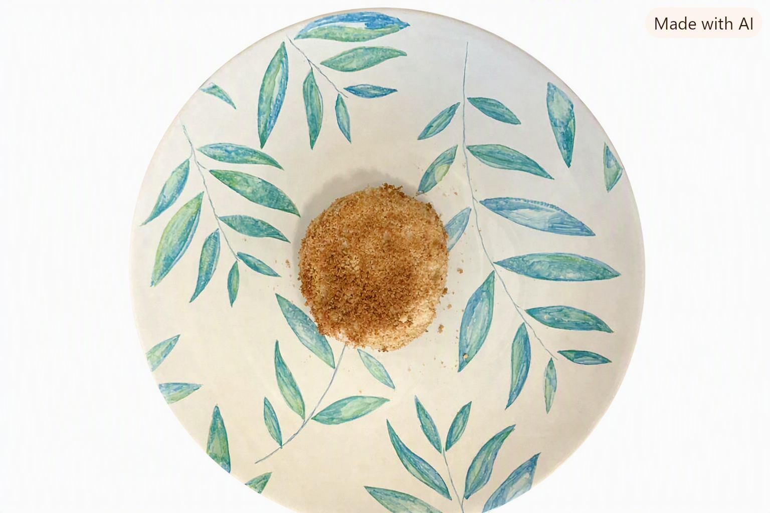 Salmon fishcakes close-up