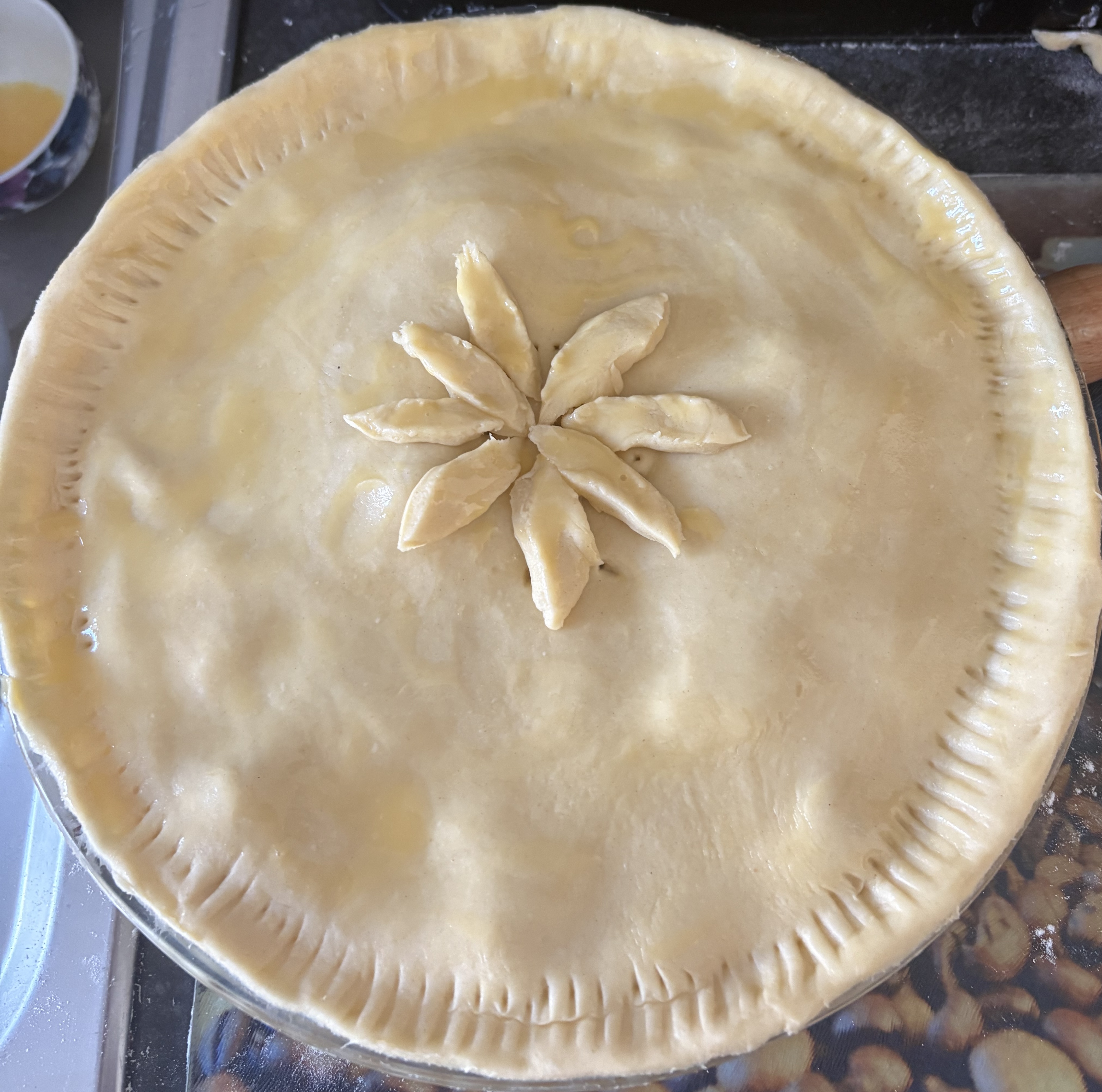 Chicken pie whole