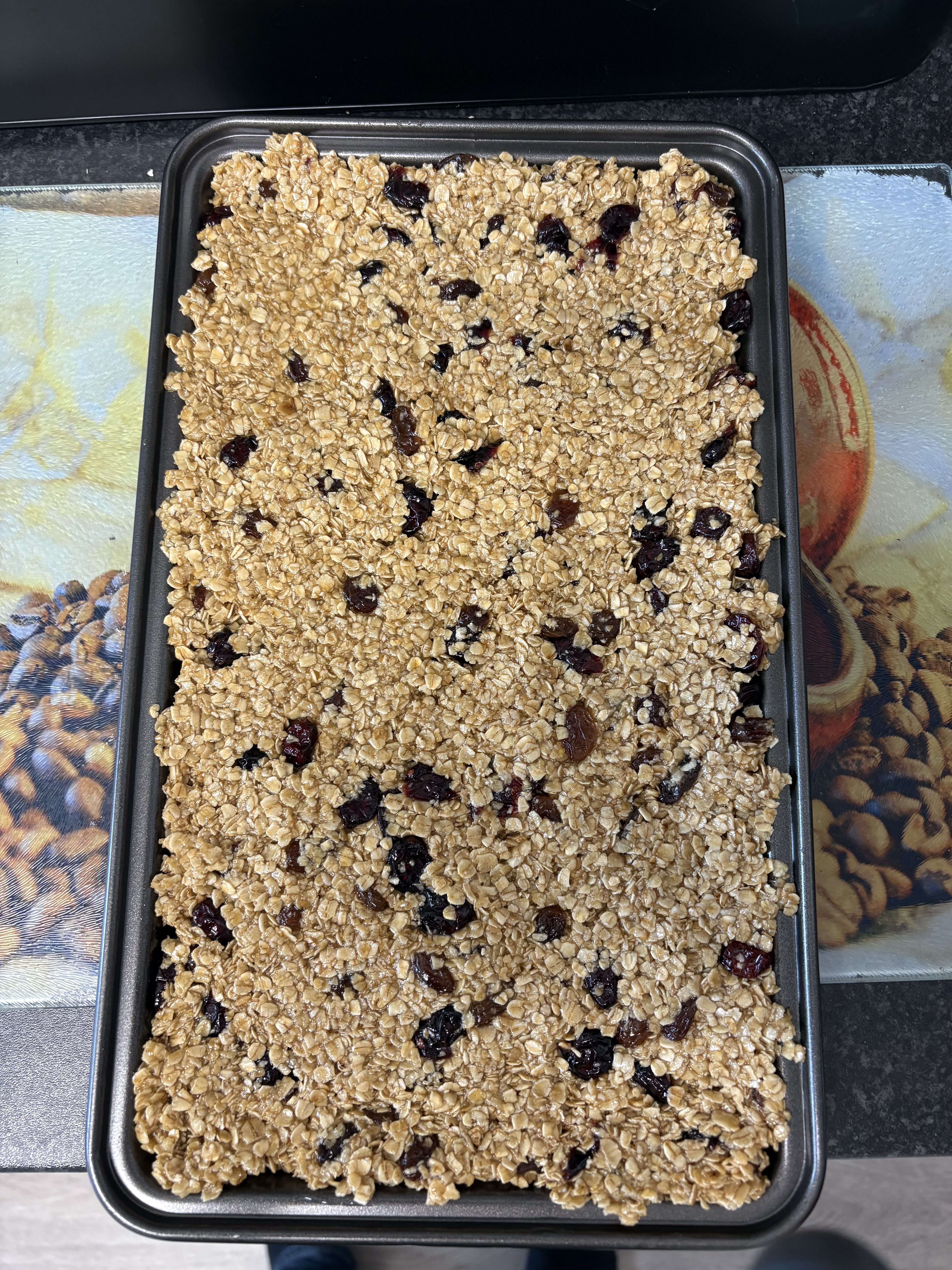 Cranberry and Sultana Flapjacks